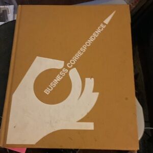 Brown Business Correspondence Book